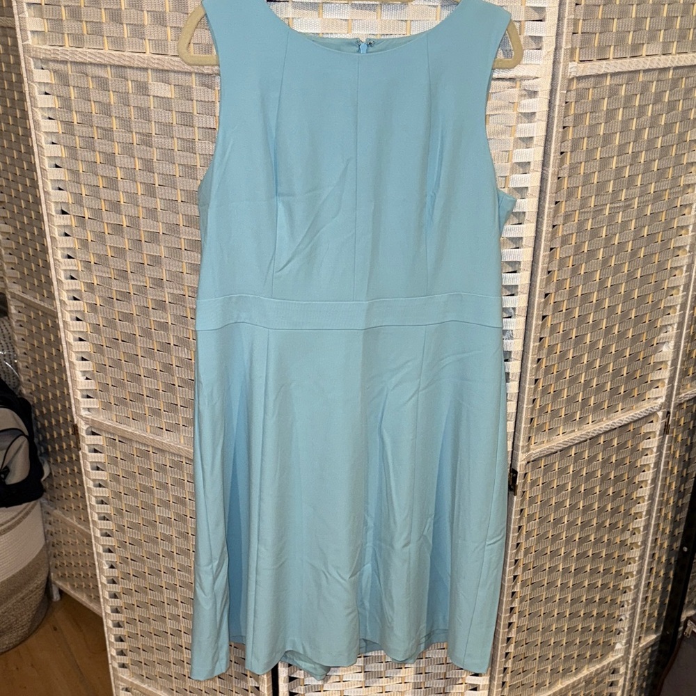 Talbots Light Blue Midi Dress